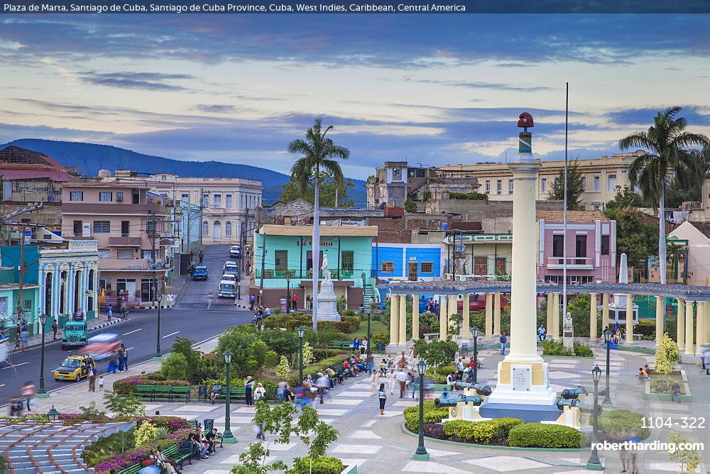 Plaza de Marta, Santiago de Cuba, Santiago de Cuba Province, Cuba, West Indies, Caribbean, Central America