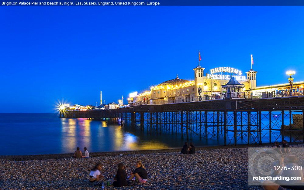 Brighton Palace Pier and beach | Stock Photo